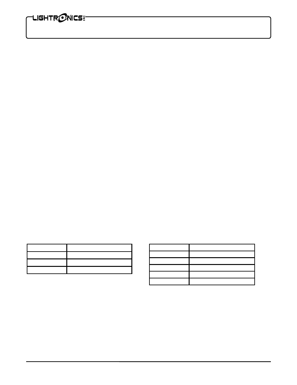 Tl - 2448 lighting controller | Lightronics TL2448 User Manual | Page 3 / 18