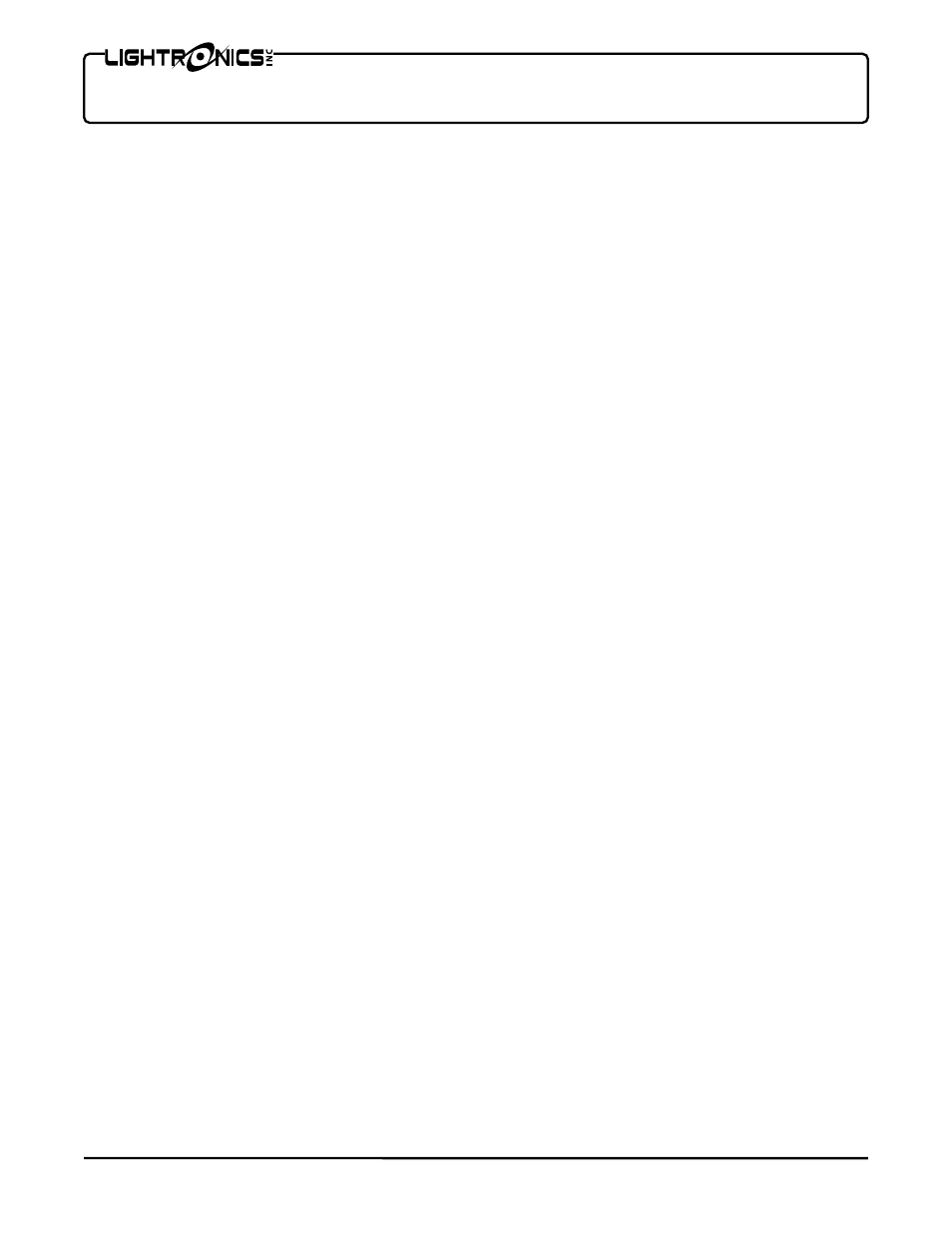 Tl - 2448 lighting controller | Lightronics TL2448 User Manual | Page 8 / 18