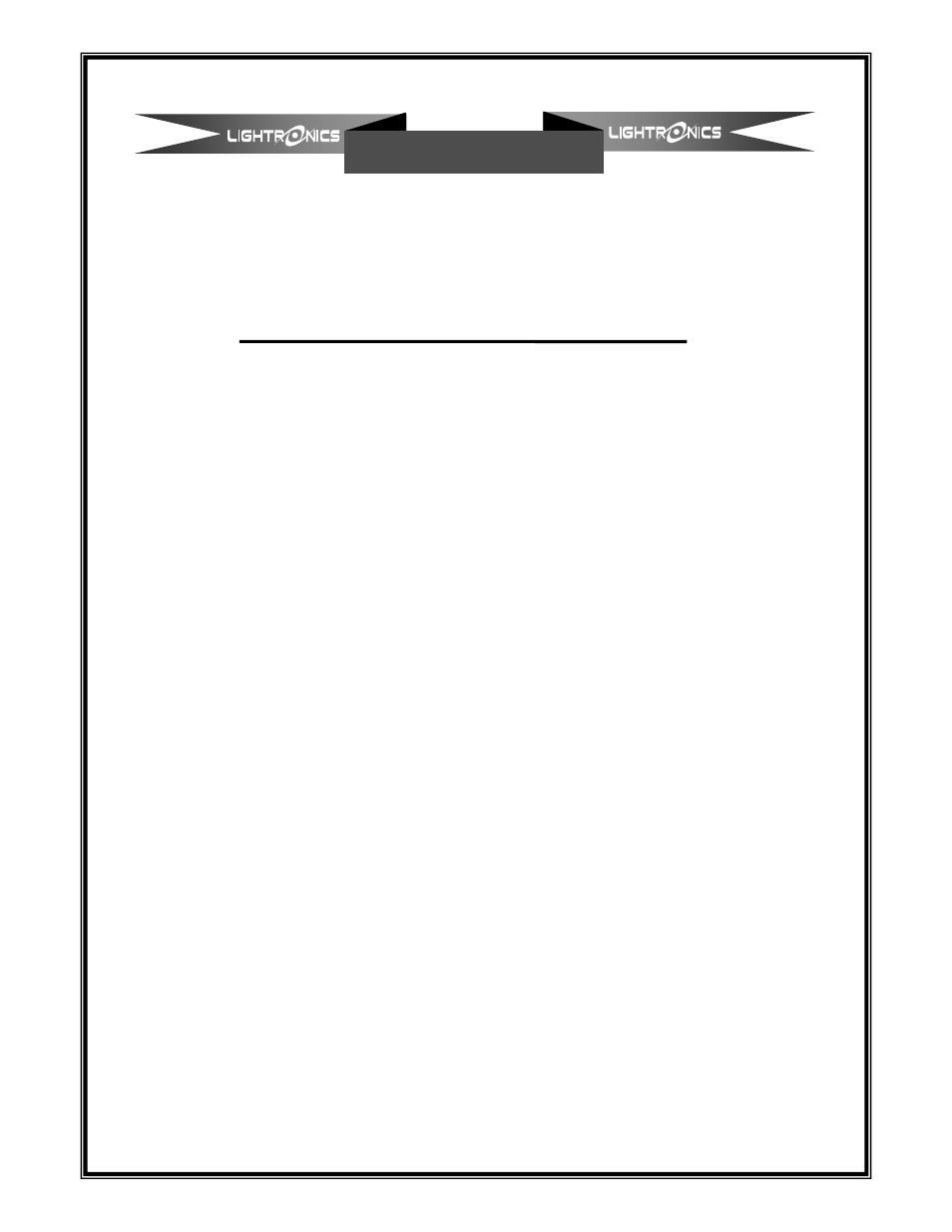 Warranty | Lightronics AI1001 User Manual | Page 3 / 4