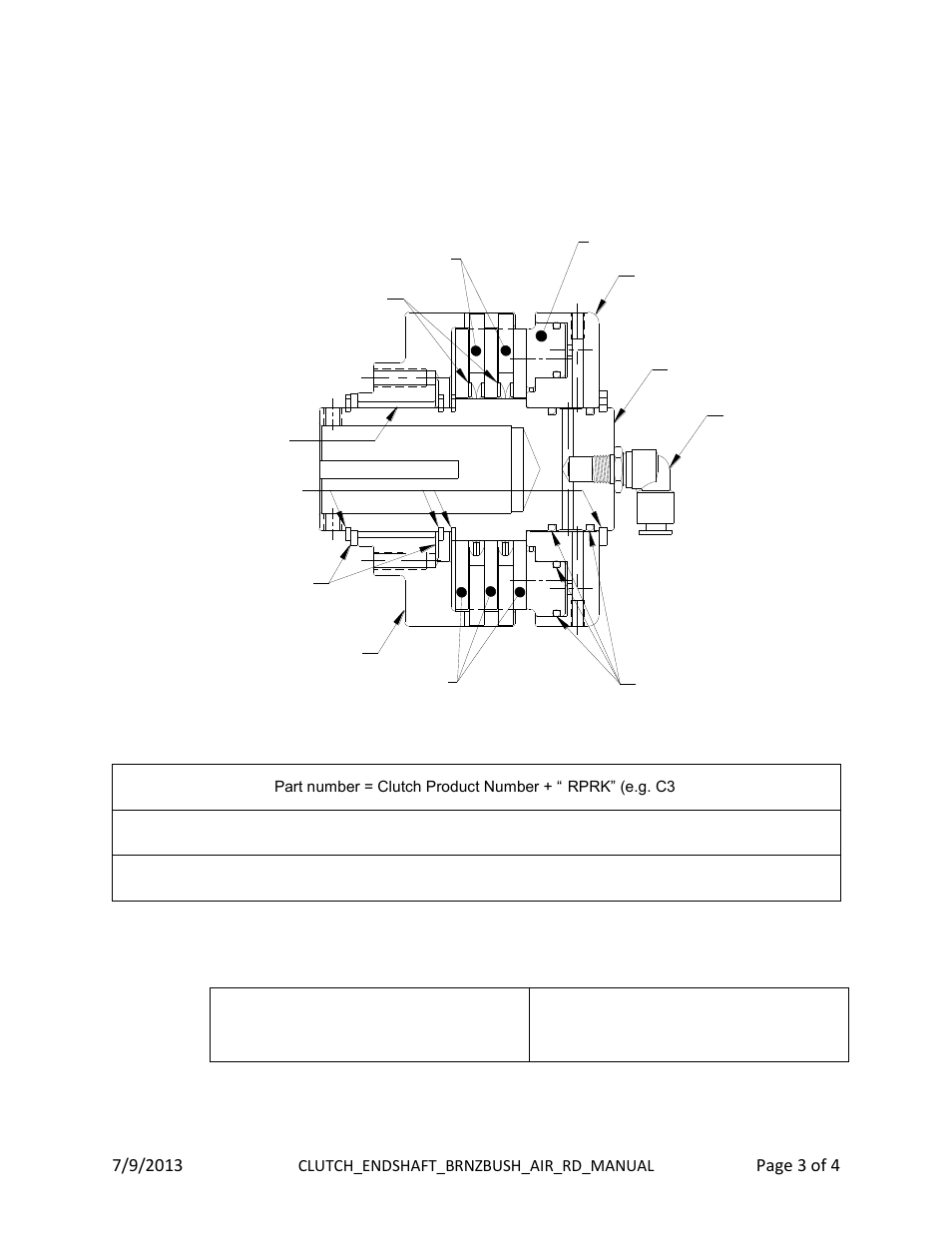 Mach III Clutch C6E2G-STH & C6E2G-STL User Manual | Page 3 / 4