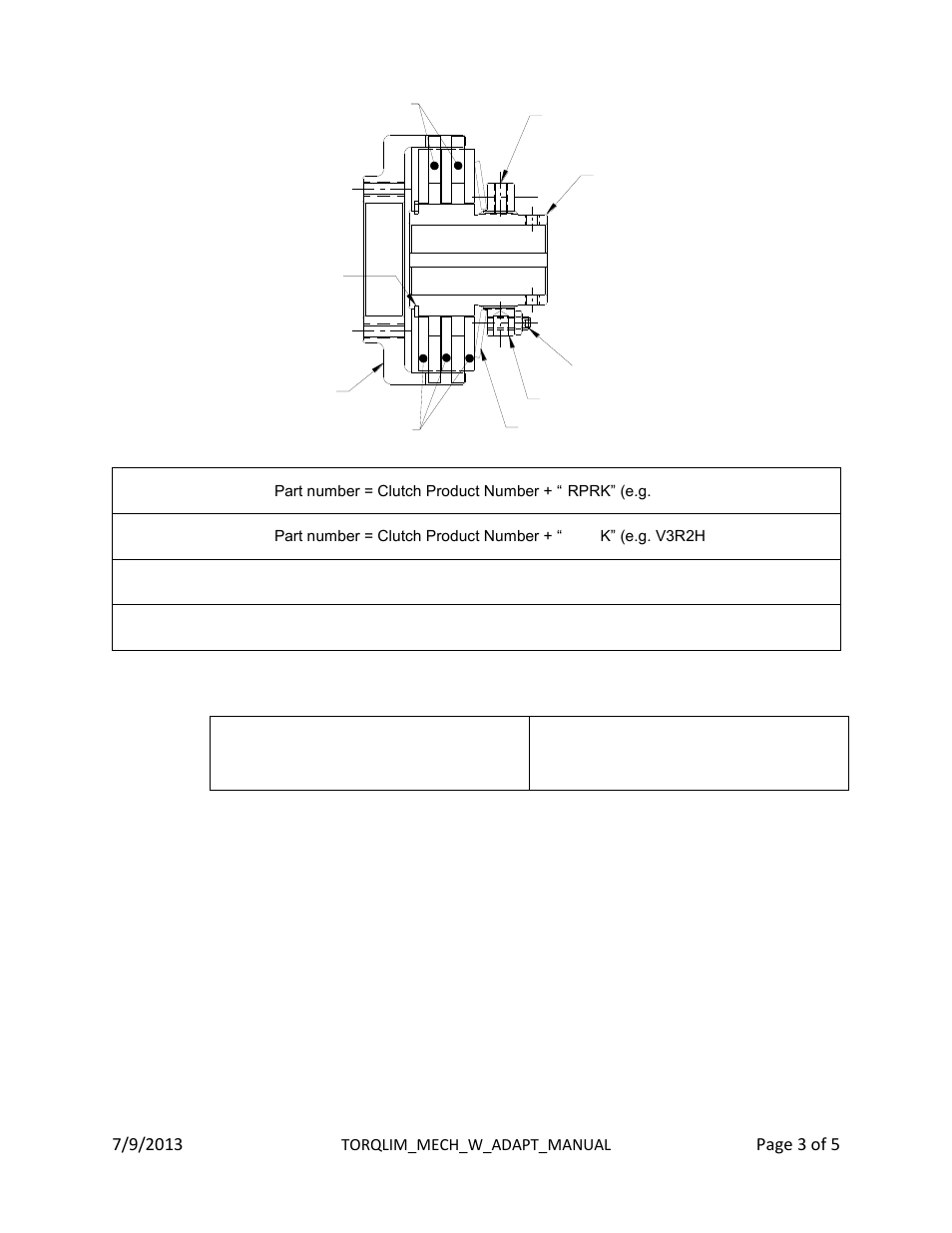 Mach III Clutch V8R1K-STL, V8R2K-STL User Manual | Page 3 / 5