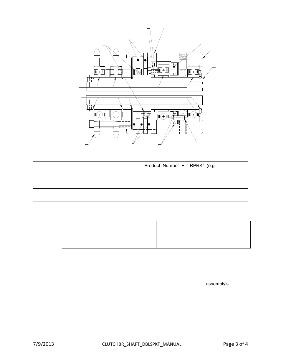 Mach III Clutch X6J2G-STH User Manual | Page 3 / 4