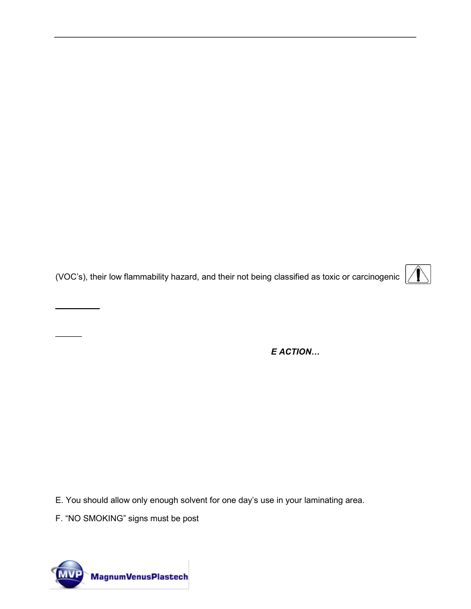 Magnum Venus Plastech PATRIOT 10:1 ADHESIVE SYSTEM User Manual | Page 10 / 66
