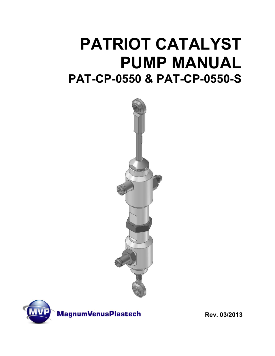Magnum Venus Plastech PATRIOT PAT-CP-0550-S User Manual | 29 pages