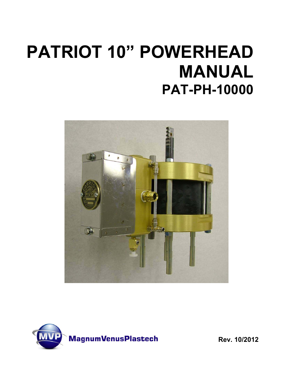 Magnum Venus Plastech PATRIOT 10 PAT-PH-10000 User Manual | 34 pages