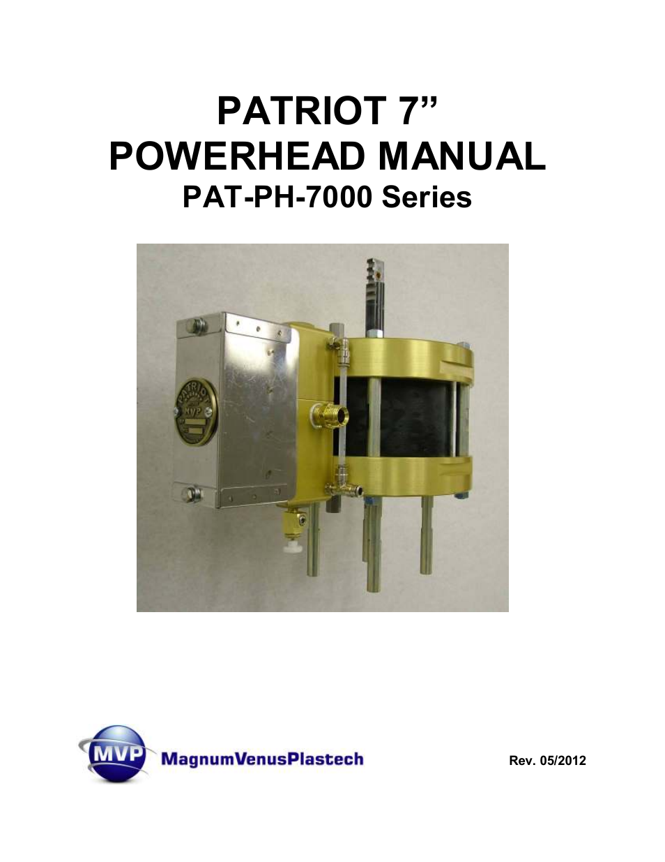 Magnum Venus Plastech PATRIOT 7 PAT-PH-7000 Series User Manual | 48 pages
