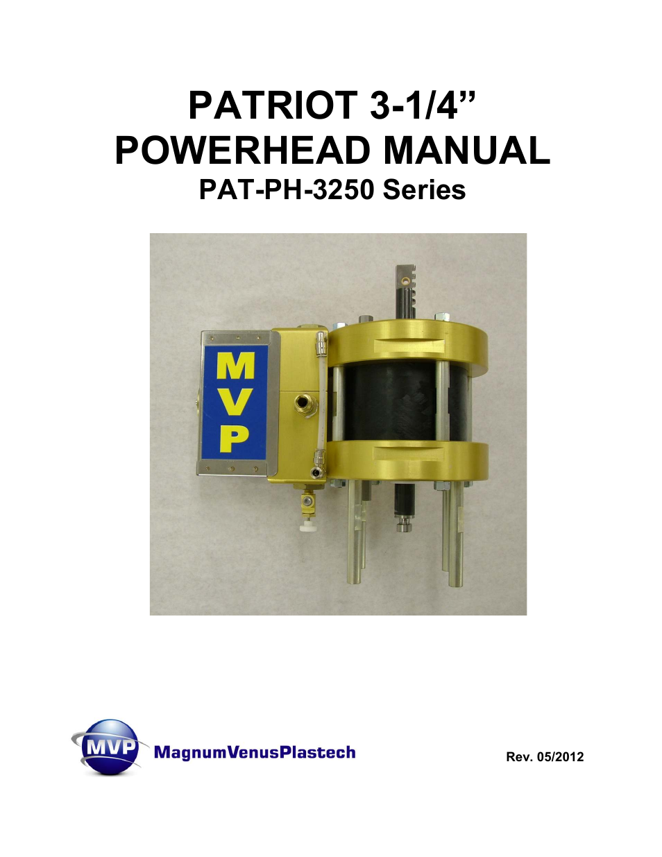 Magnum Venus Plastech PATRIOT 3-1_4 PAT-PH-3250 Series User Manual | 36 pages