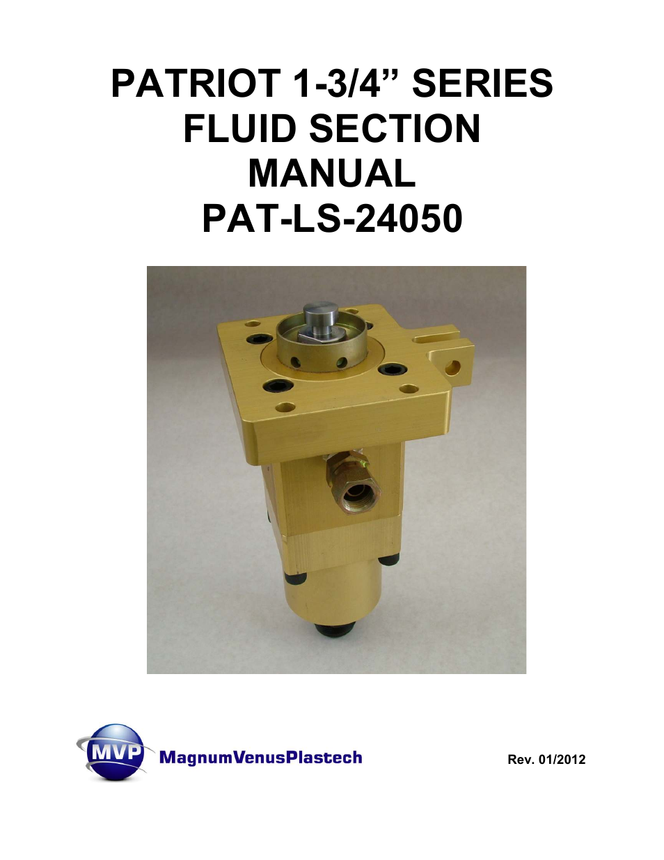 Magnum Venus Plastech PATRIOT 1-3_4 PAT-LS-24050 User Manual | 60 pages