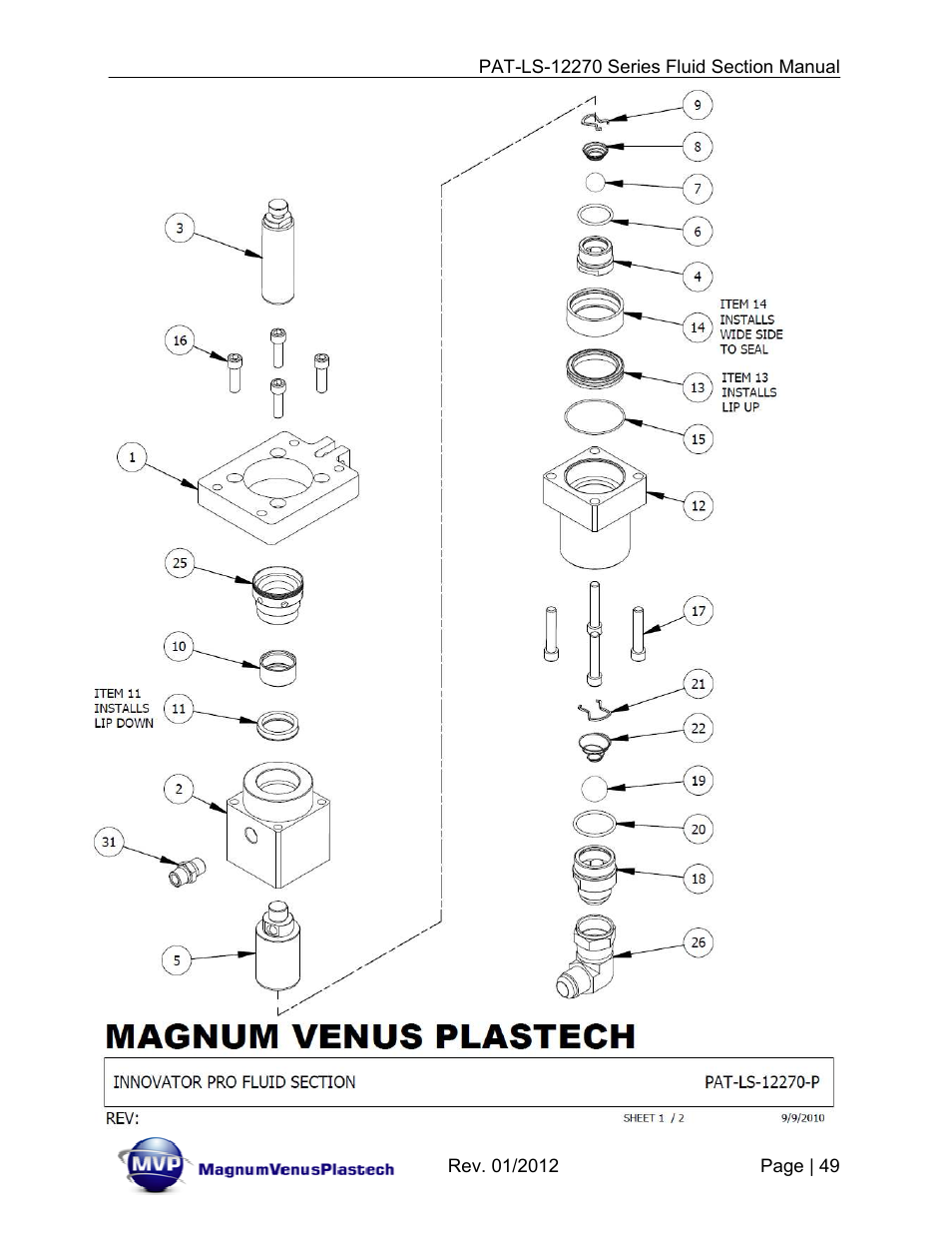 Magnum Venus Plastech PATRIOT 1-1_4 PAT-LS-12270 User Manual | Page 49 / 66