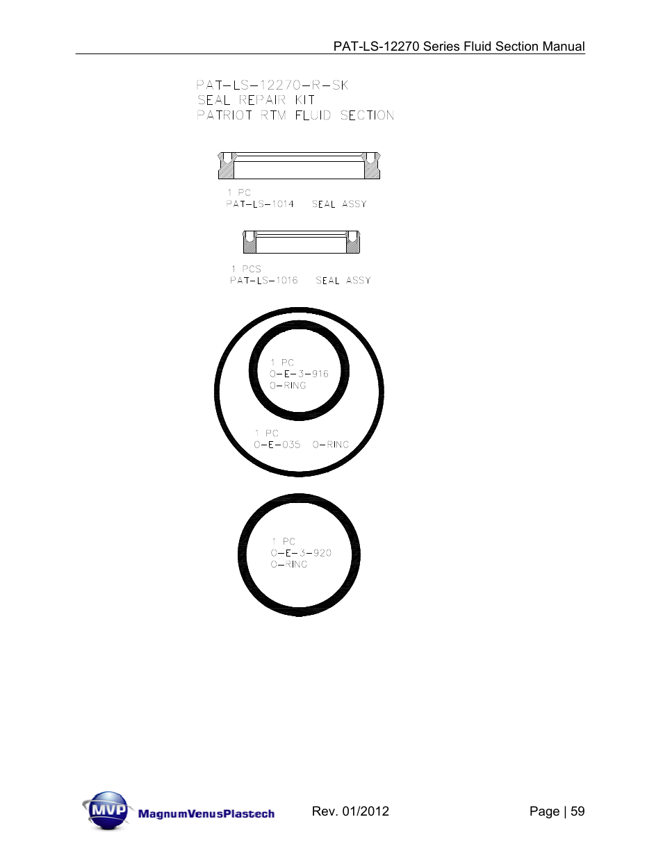 Magnum Venus Plastech PATRIOT 1-1_4 PAT-LS-12270 User Manual | Page 59 / 66