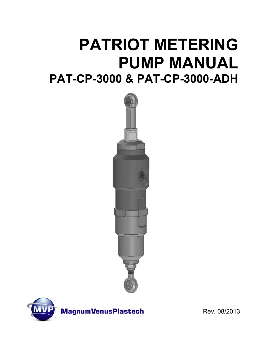 Magnum Venus Plastech PATRIOT PAT-CP-3000-ADH User Manual | 28 pages