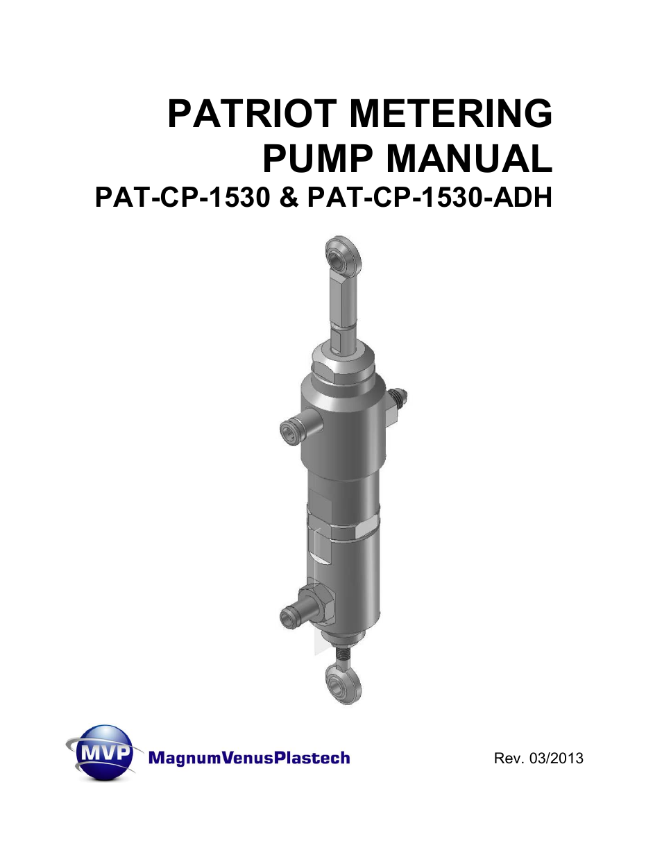 Magnum Venus Plastech PATRIOT PAT-CP-1530-ADH User Manual | 32 pages