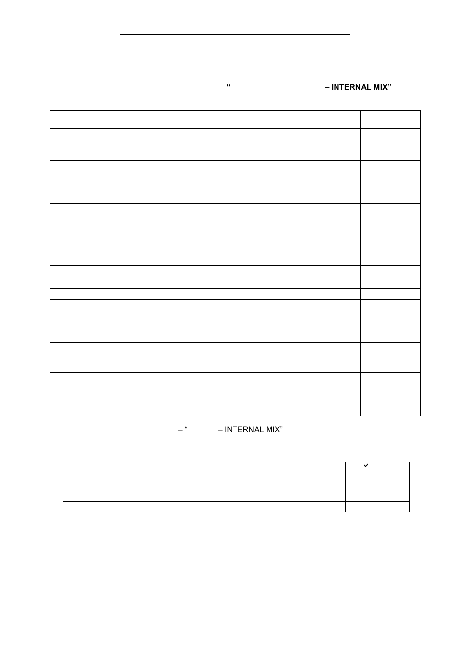 Magnum Venus Plastech PATRIOT FIRST TIME START-UP CHECK LIST - Internal Mix User Manual | 1 page