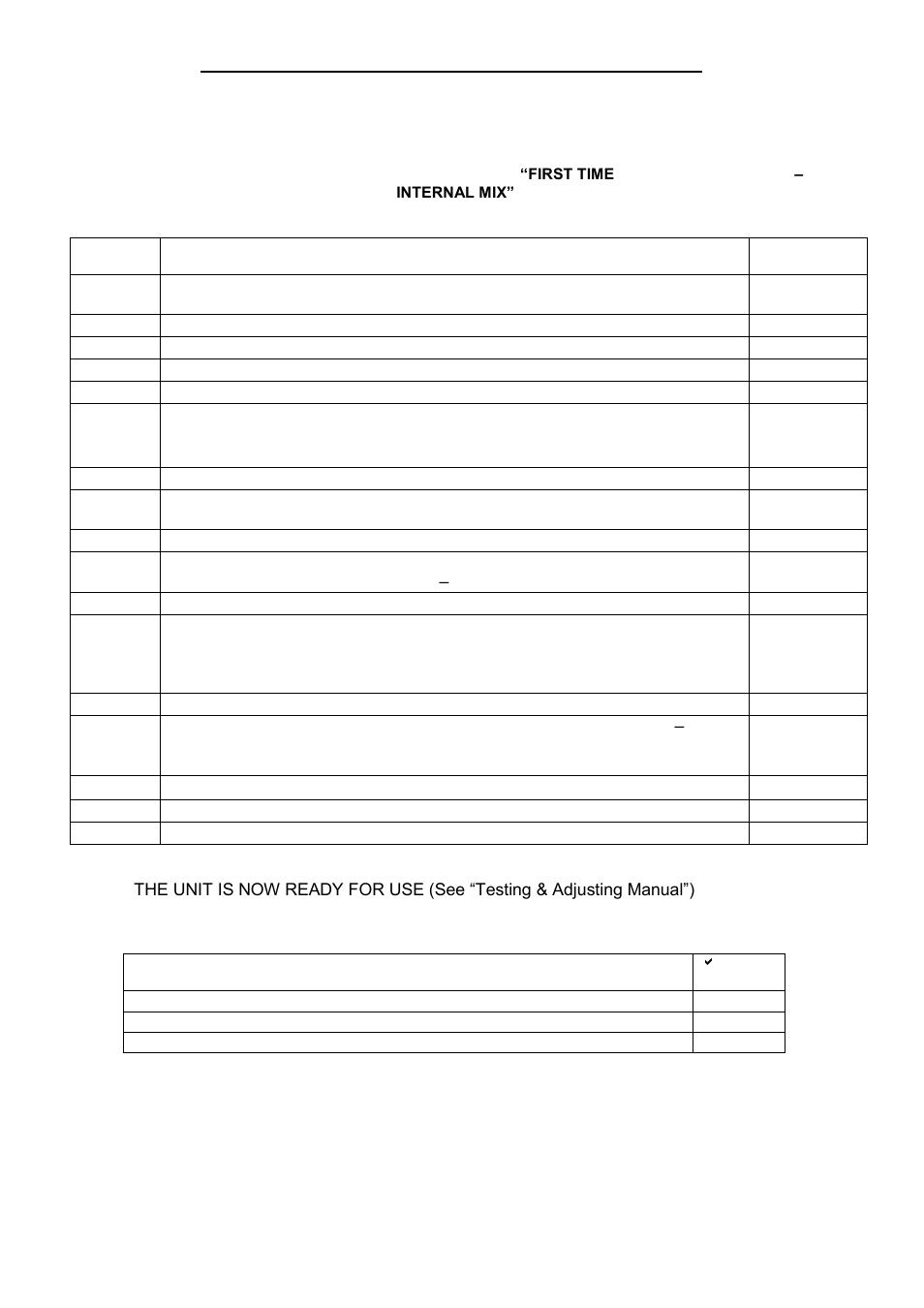 Magnum Venus Plastech PATRIOT SET-UP FOR CHARGEABLE - Internal Mix User Manual | 1 page