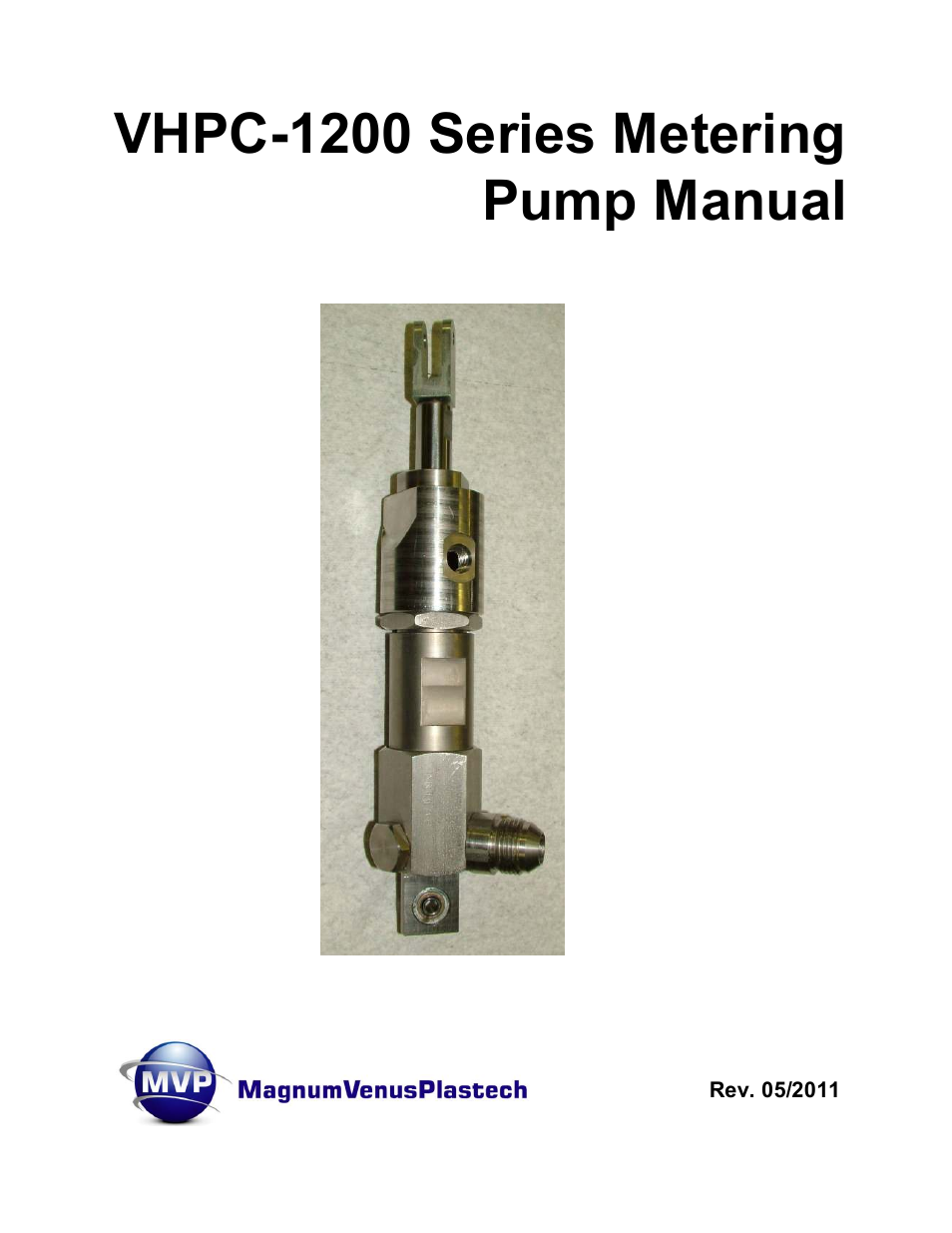 Magnum Venus Plastech UltraMAX VHPC-1200 Series User Manual | 25 pages