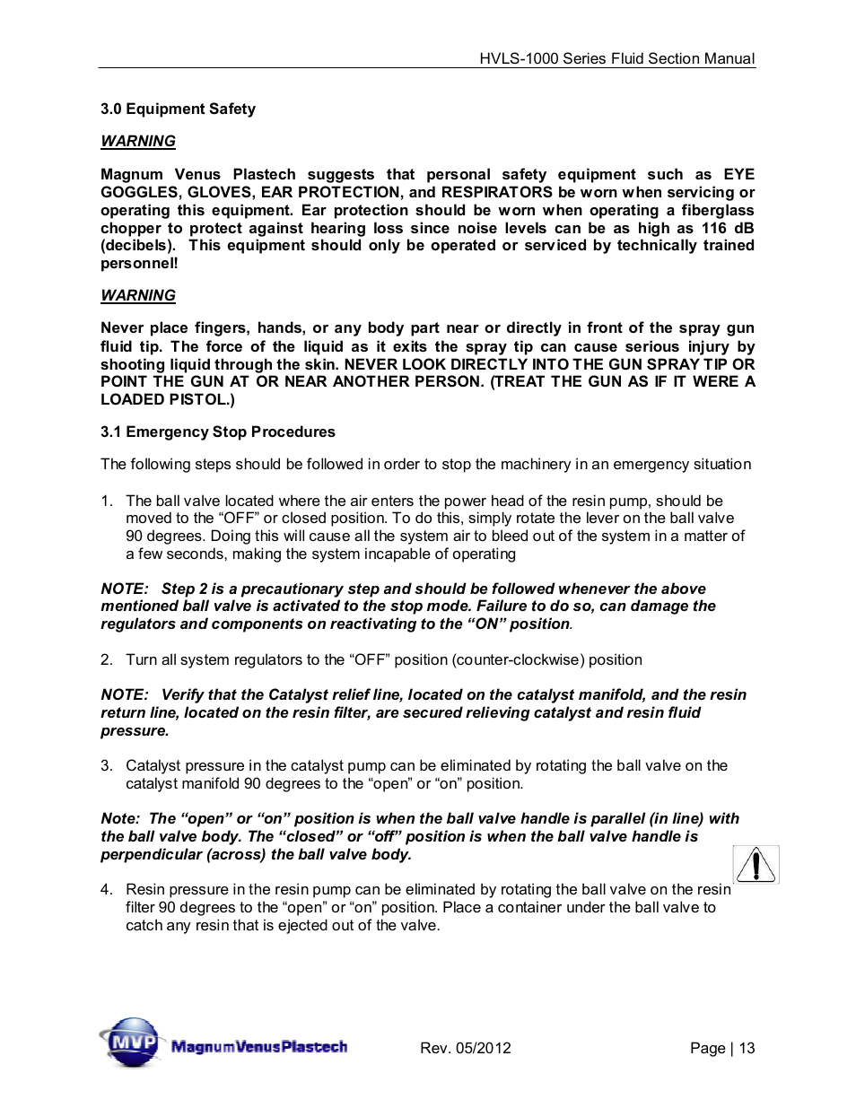 Magnum Venus Plastech UltraMAX HVLS-1000 Series User Manual | Page 13 / 40