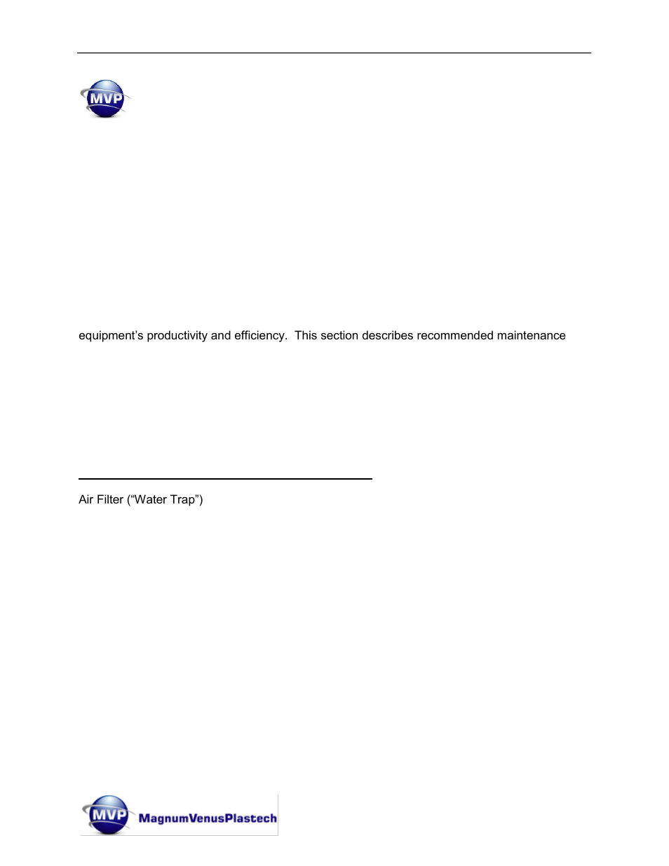 Maintenance | Magnum Venus Plastech UltraMAX VLS-2400 Series User Manual | Page 21 / 72
