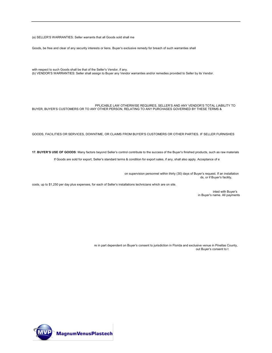 Page | 5 | Magnum Venus Plastech UltraMAX VLS-2400 Series User Manual | Page 5 / 72