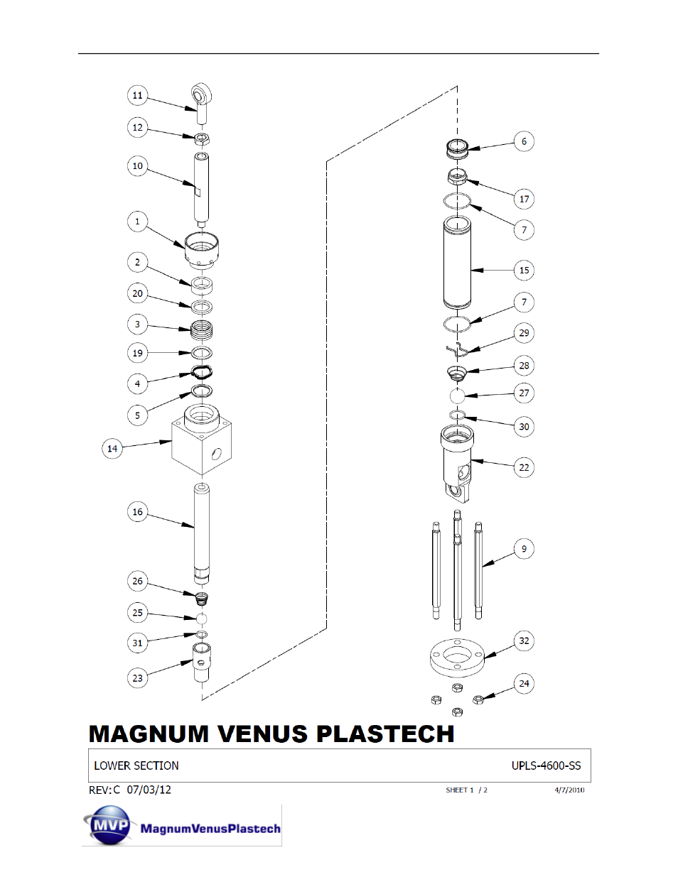 Magnum Venus Plastech UltraMAX VLS-4600 Series User Manual | Page 83 / 86