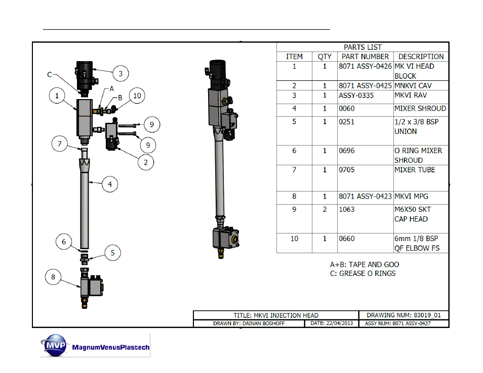 Magnum Venus Plastech Flex Molding Process MKVI Mix User Manual | Page 80 / 92