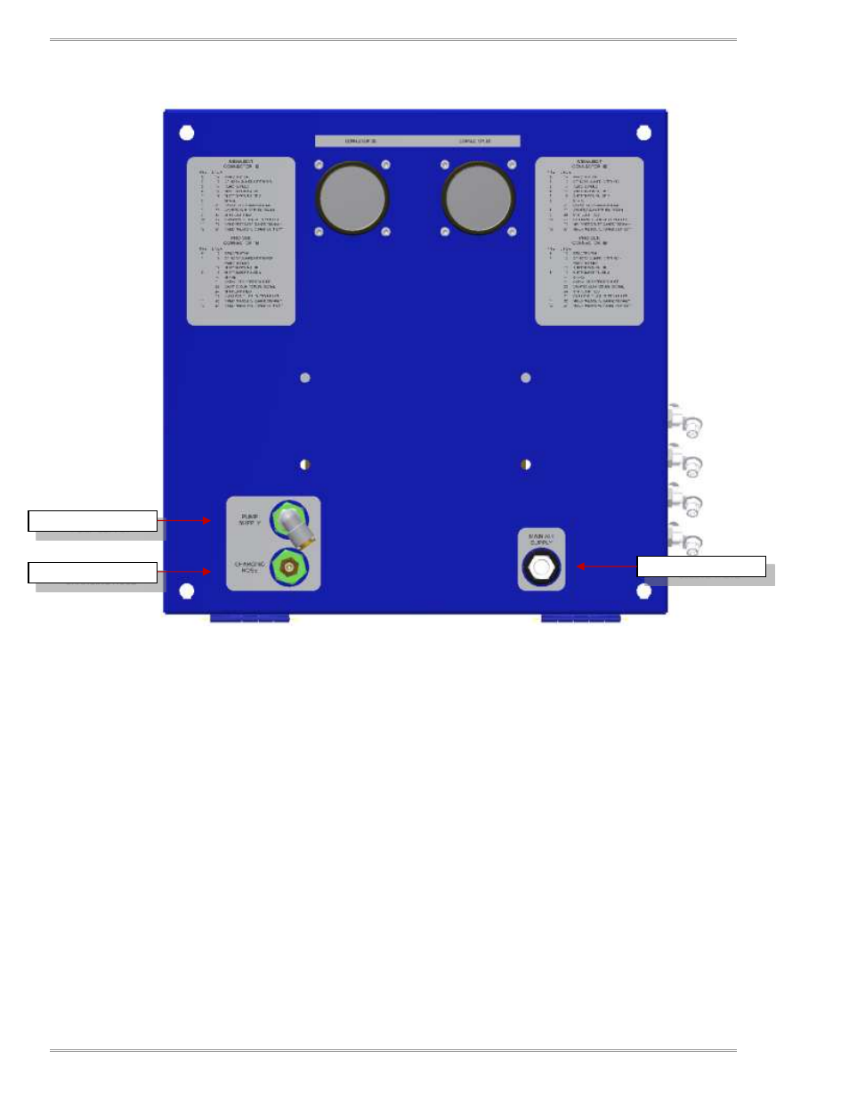 Rear of control box | Magnum Venus Plastech INNOVATOR II CONTROL UNIT User Manual | Page 22 / 56