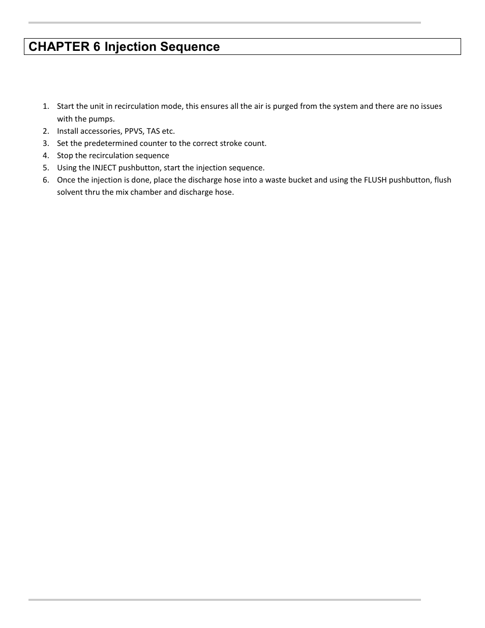 Chapter 6-injection sequence | Magnum Venus Plastech INNOVATOR II CONTROL UNIT User Manual | Page 33 / 56