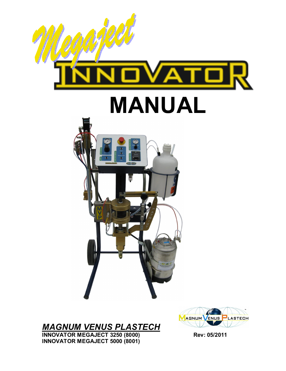 Magnum Venus Plastech INNOVATOR MEGAJECT 5000 (8001) User Manual | 77 pages