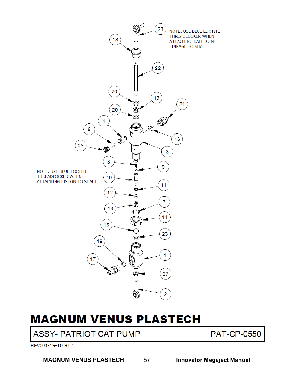 Magnum Venus Plastech INNOVATOR MEGAJECT 5000 (8001) User Manual | Page 57 / 77