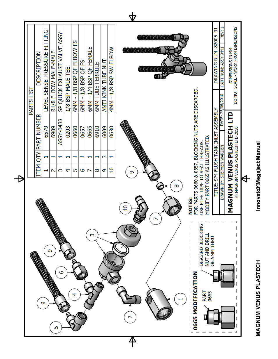 Magnum Venus Plastech INNOVATOR MEGAJECT 5000 (8001) User Manual | Page 70 / 77