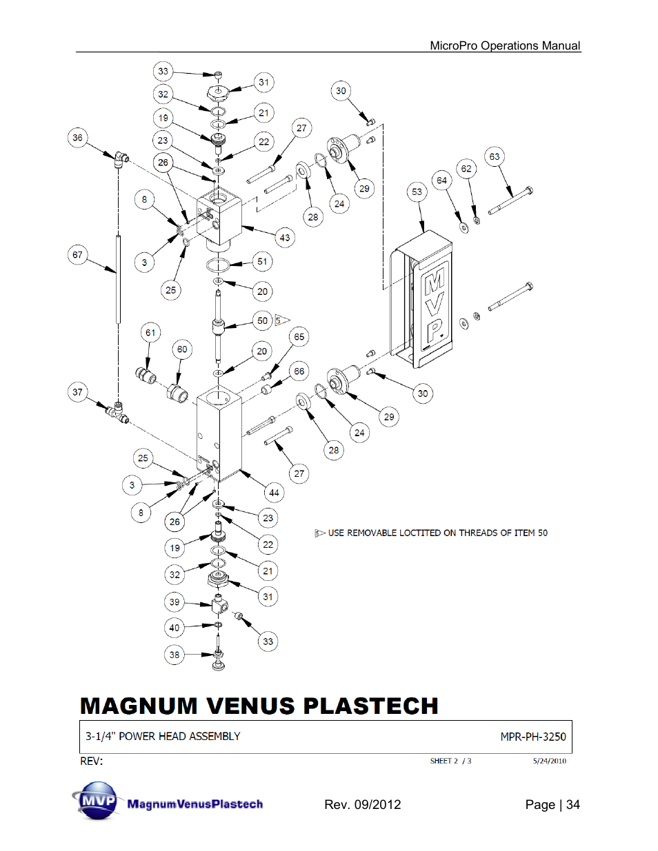 Magnum Venus Plastech MicroPro User Manual | Page 34 / 53