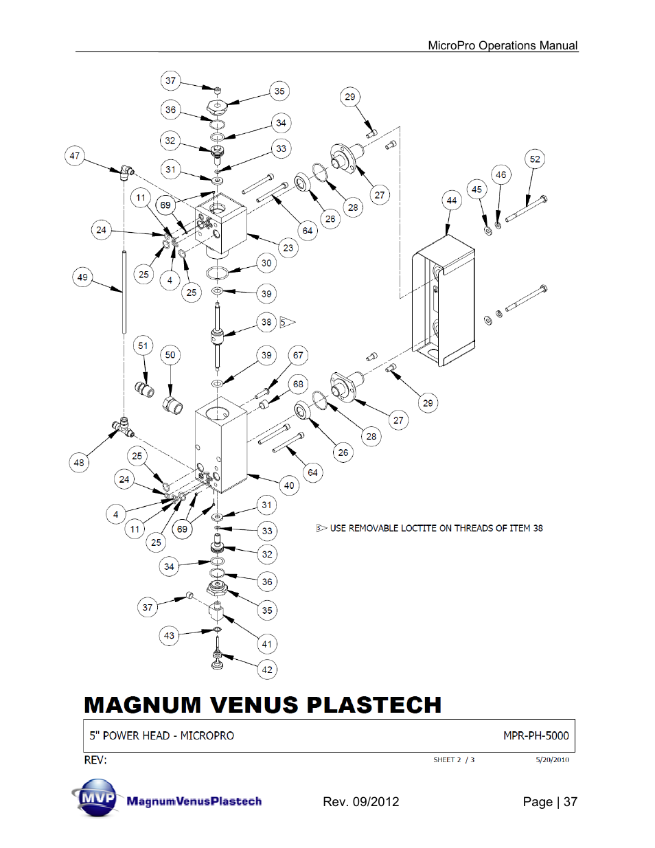 Magnum Venus Plastech MicroPro User Manual | Page 37 / 53