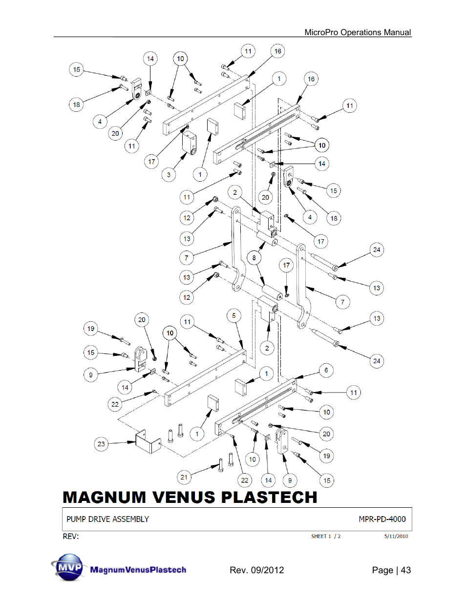 Magnum Venus Plastech MicroPro User Manual | Page 43 / 53