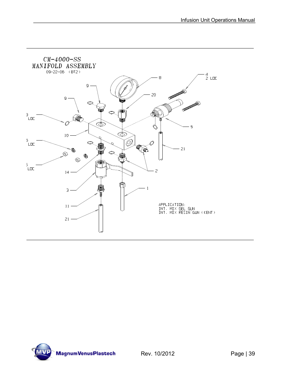Magnum Venus Plastech Infusion Unit DHV-5100-INT User Manual | Page 39 / 48
