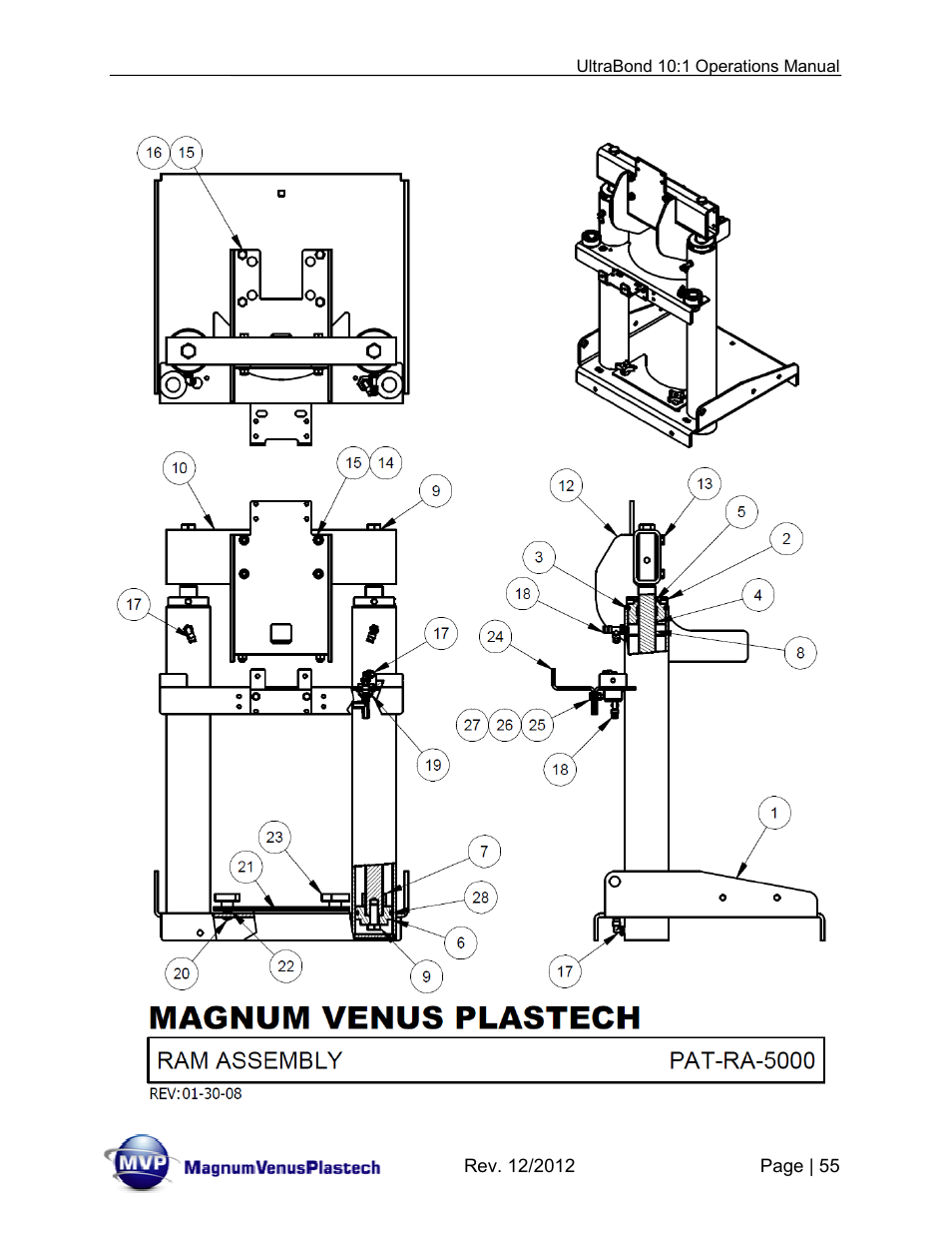 Magnum Venus Plastech ULTRABOND 10:1 ADHESIVE UNIT User Manual | Page 55 / 71
