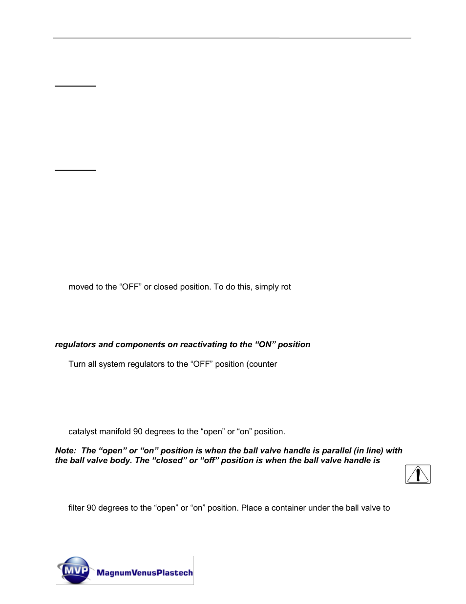 Magnum Venus Plastech CHOP CHECK FLUID CCPLS-1000 User Manual | Page 13 / 49