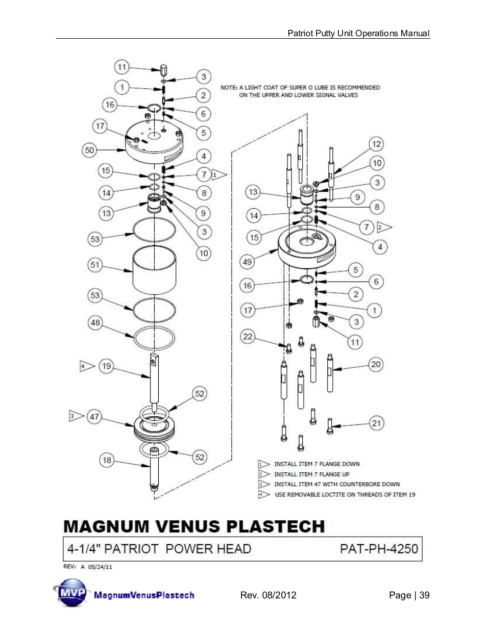 Magnum Venus Plastech PATRIOT CHOP CHECK IMP-PAT-CCP-MP-5 User Manual | Page 39 / 57