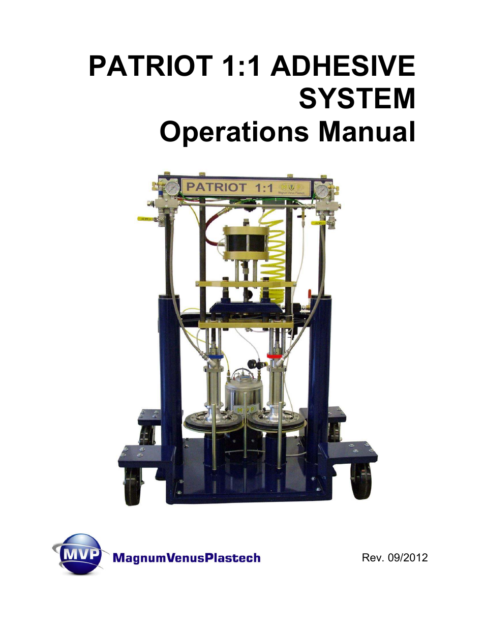Magnum Venus Plastech PATRIOT 1:1 ADHESIVE SYSTEM User Manual | 51 pages