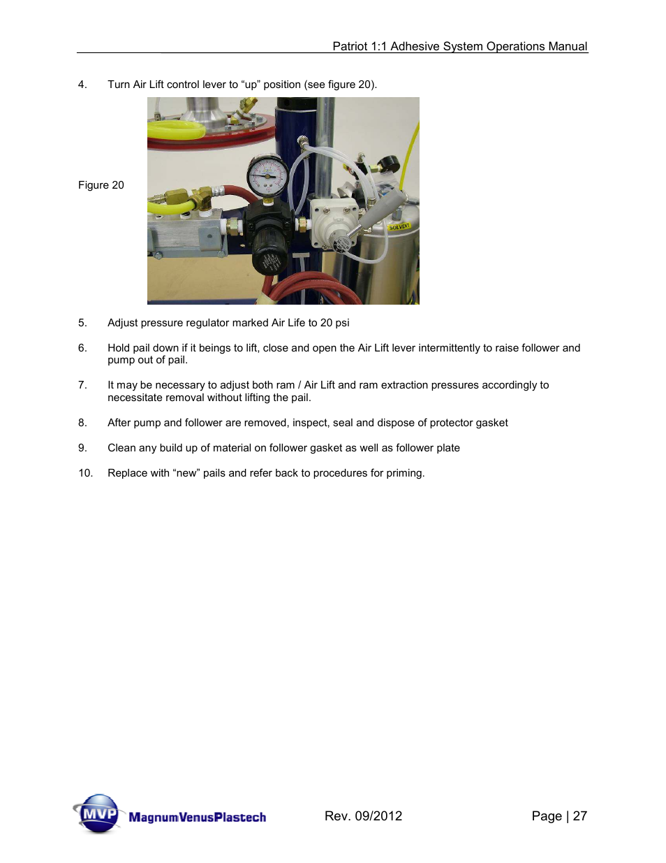 Magnum Venus Plastech PATRIOT 1:1 ADHESIVE SYSTEM User Manual | Page 27 / 51