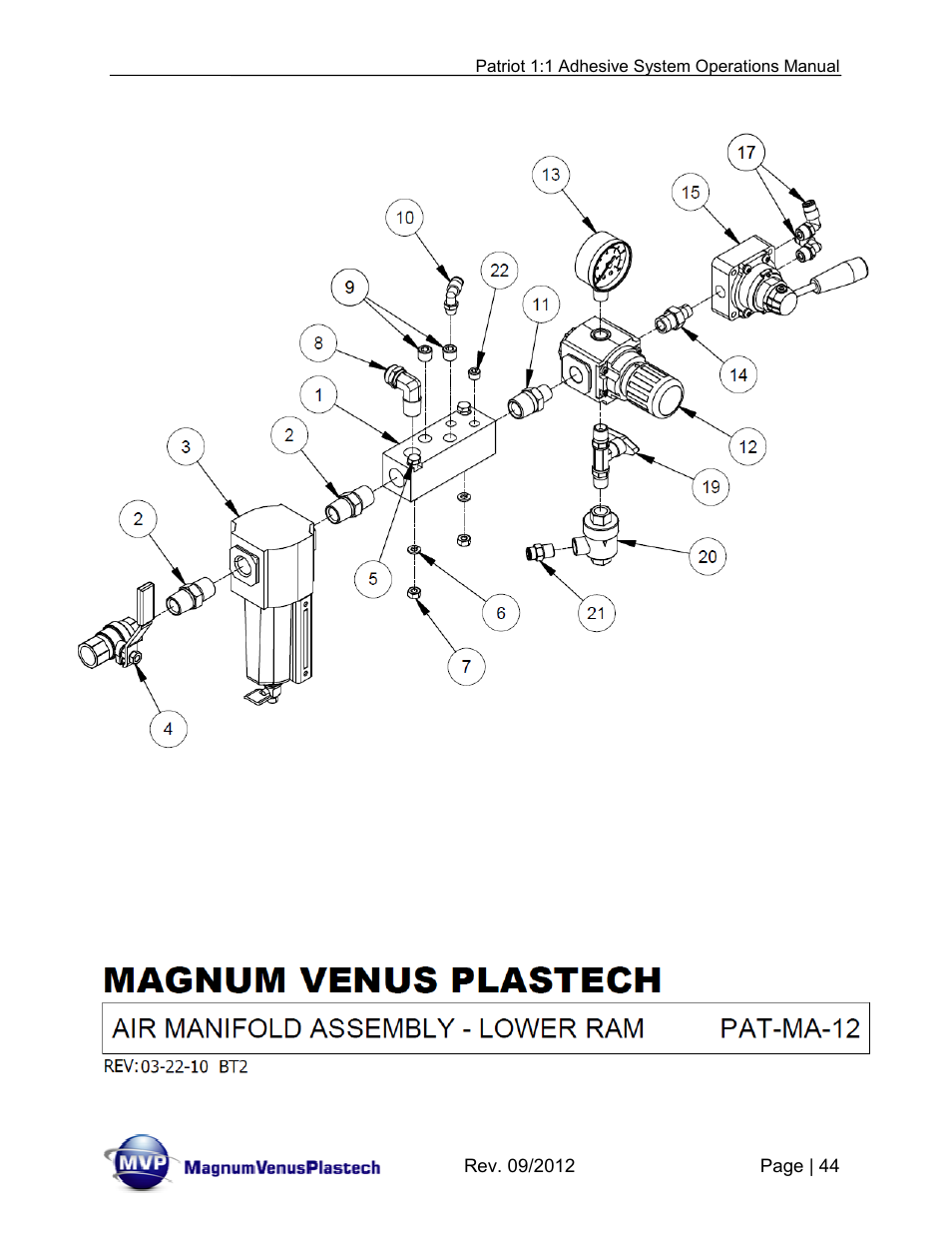 Magnum Venus Plastech PATRIOT 1:1 ADHESIVE SYSTEM User Manual | Page 44 / 51