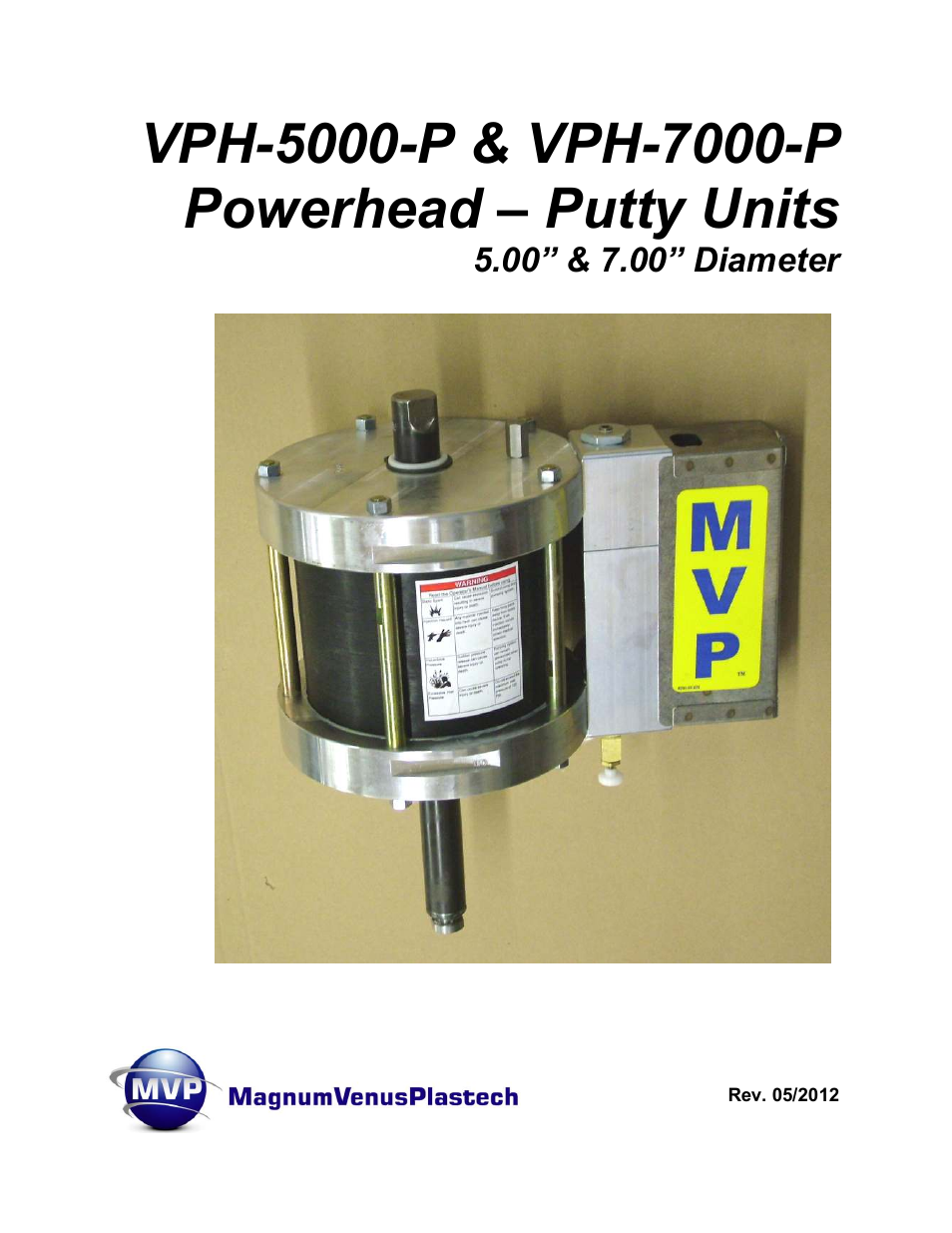Magnum Venus Plastech Powerhead VPH-7000-P User Manual | 41 pages