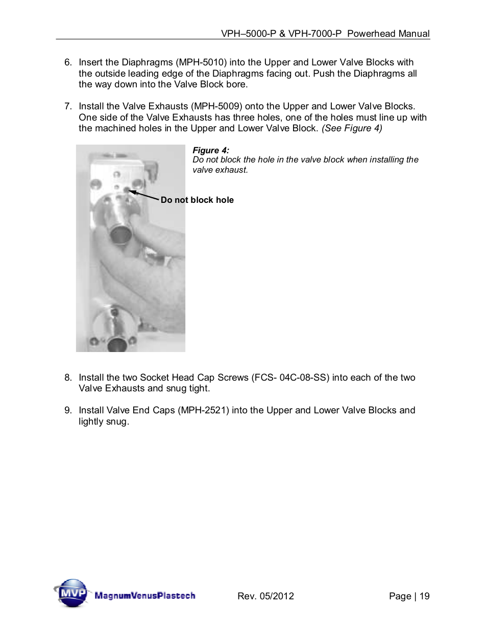Magnum Venus Plastech Powerhead VPH-7000-P User Manual | Page 19 / 41