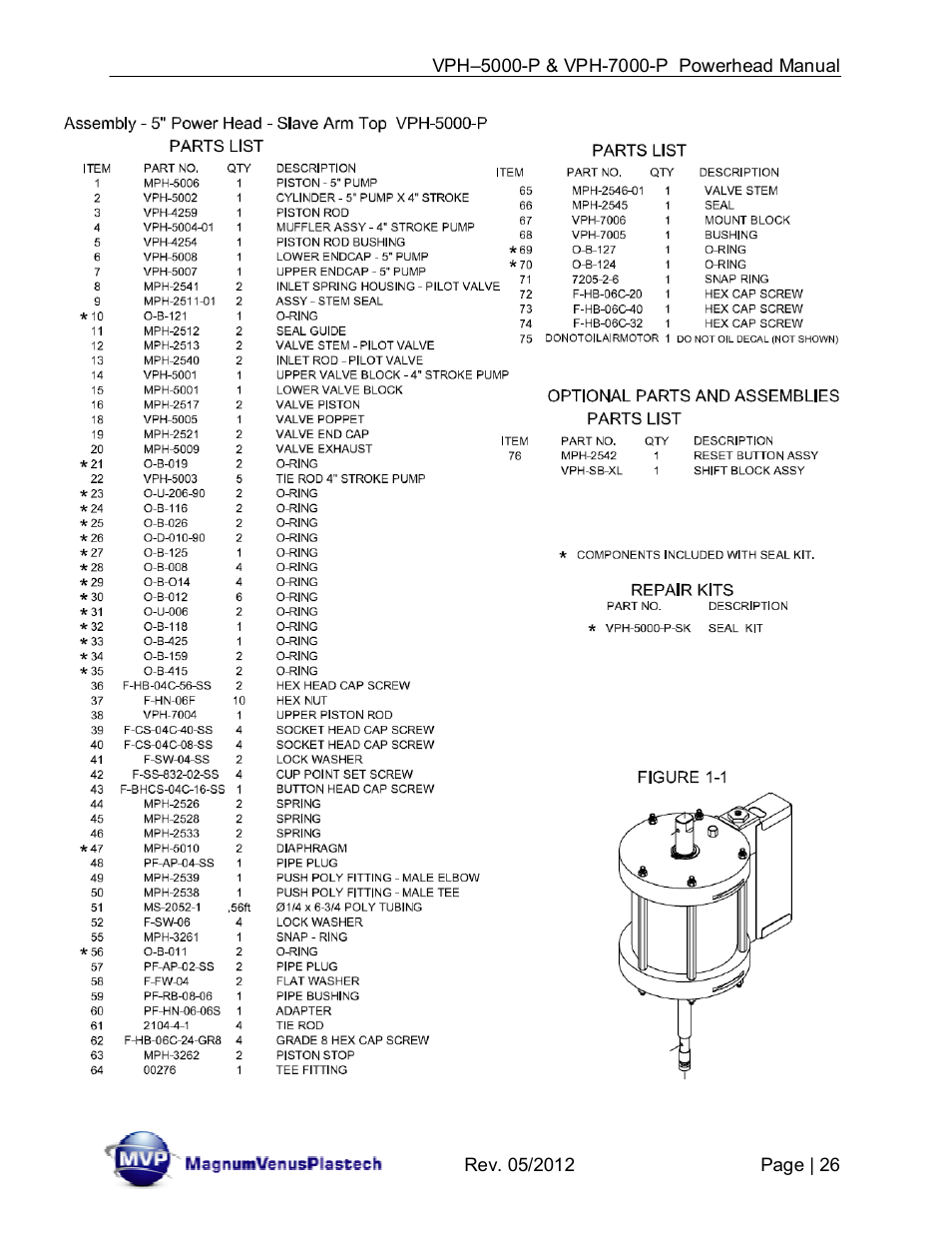 Magnum Venus Plastech Powerhead VPH-7000-P User Manual | Page 26 / 41