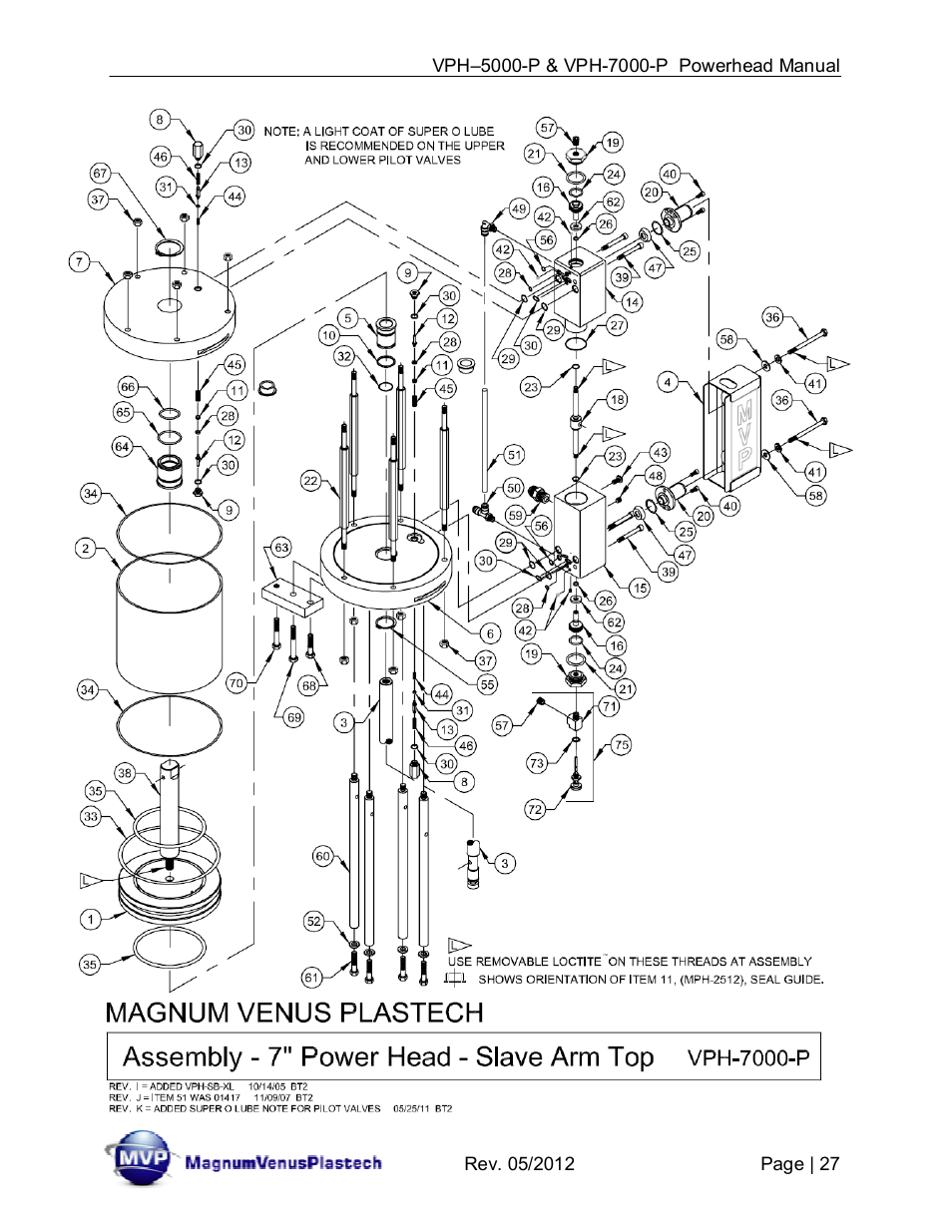 Magnum Venus Plastech Powerhead VPH-7000-P User Manual | Page 27 / 41