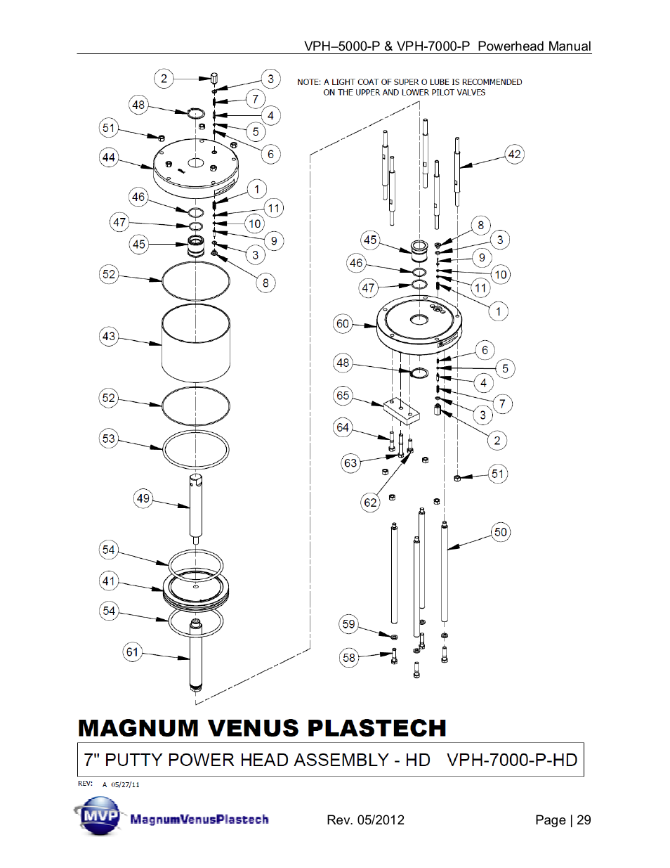 Magnum Venus Plastech Powerhead VPH-7000-P User Manual | Page 29 / 41