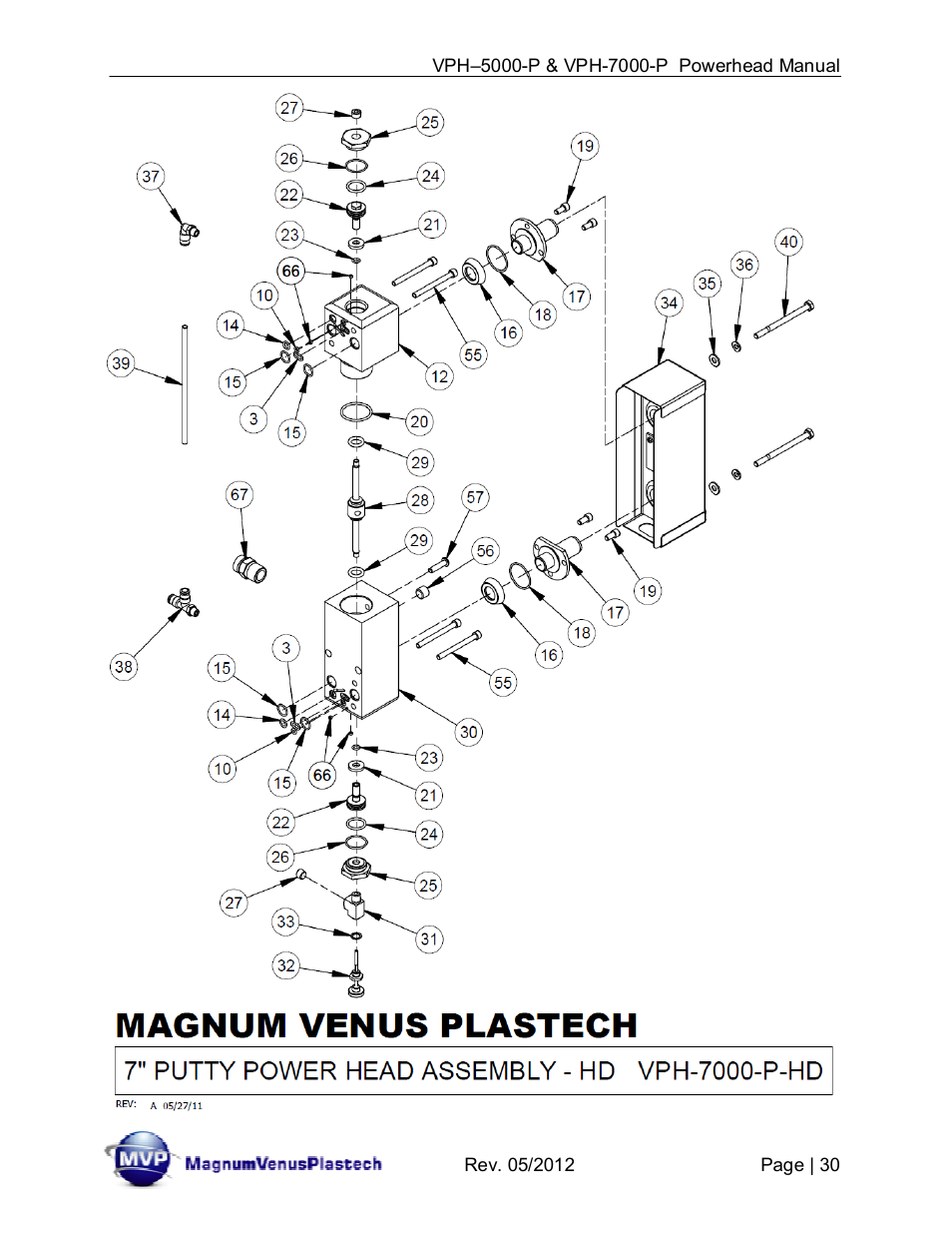 Magnum Venus Plastech Powerhead VPH-7000-P User Manual | Page 30 / 41