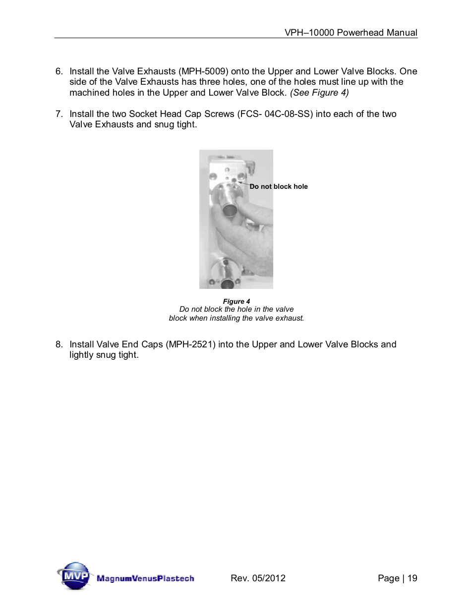 Magnum Venus Plastech Powerhead VPH-10000 User Manual | Page 19 / 26