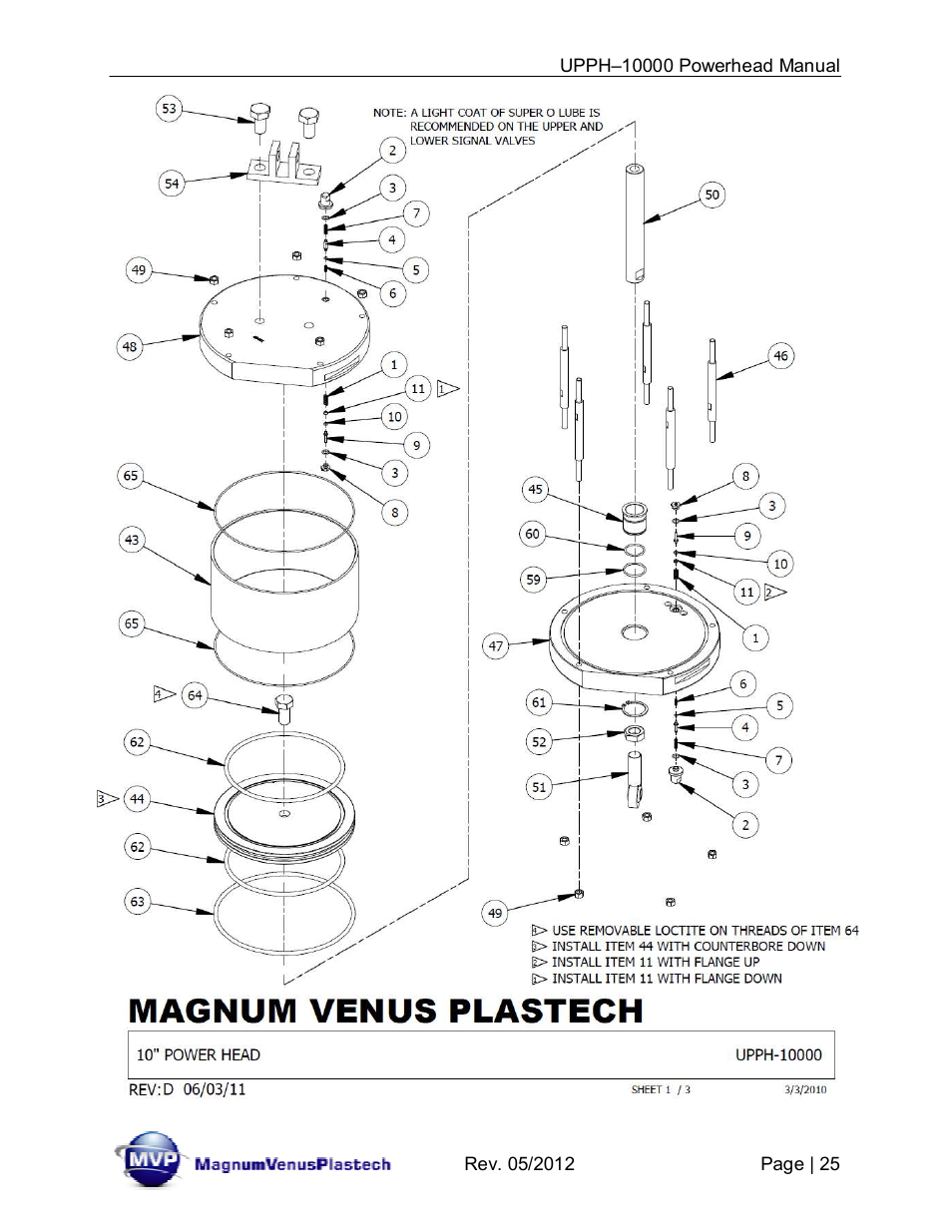 Magnum Venus Plastech Powerhead UPPH-10000 User Manual | Page 25 / 33