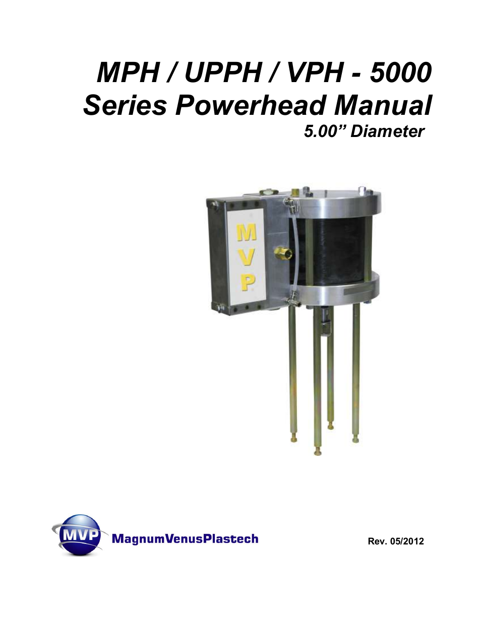 Magnum Venus Plastech Powerhead MPH_UPPH_VPH–5000 Series User Manual | 43 pages