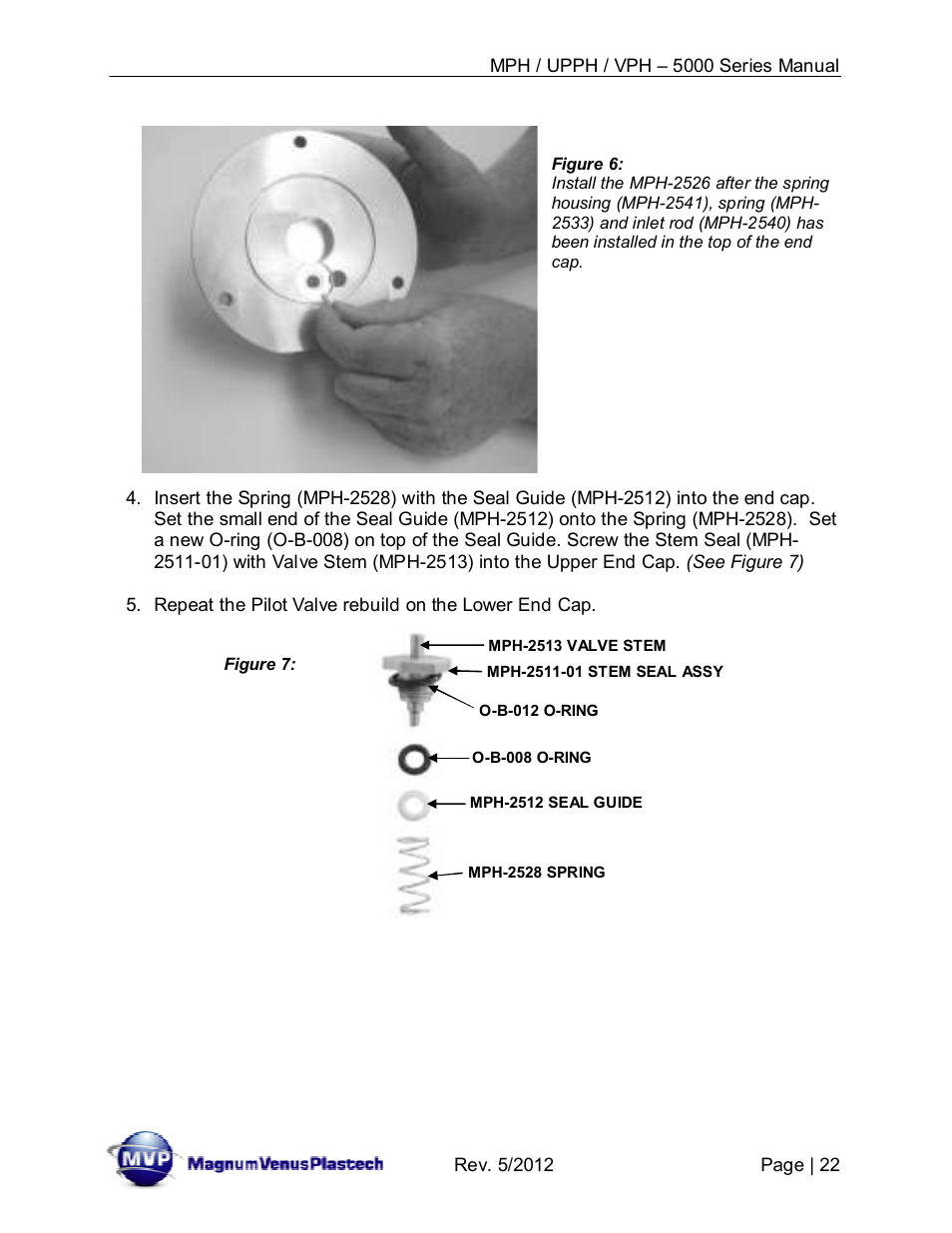 Magnum Venus Plastech Powerhead MPH_UPPH_VPH–5000 Series User Manual | Page 22 / 43