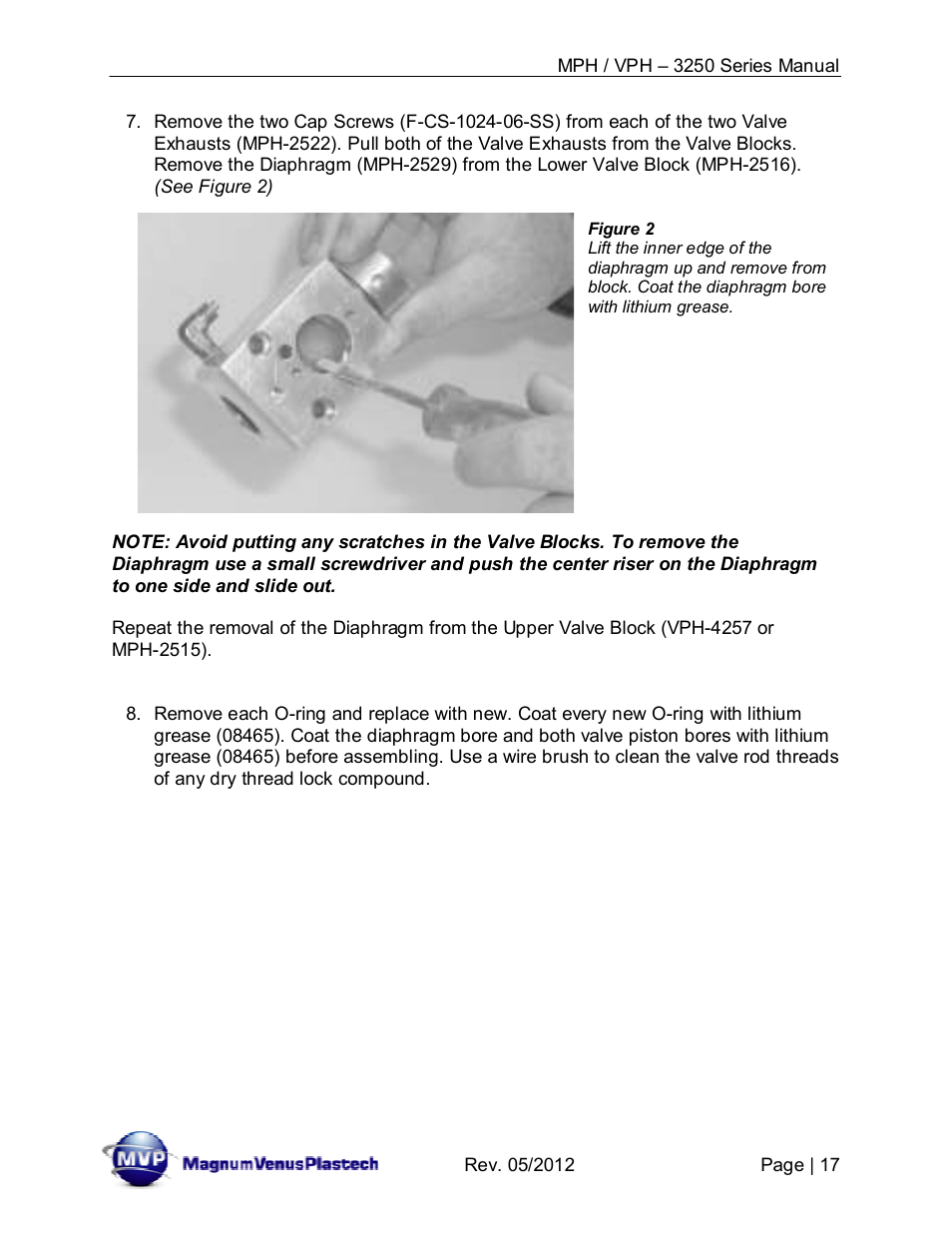 Magnum Venus Plastech Powerhead MPH_VPH–3250 Series User Manual | Page 17 / 36
